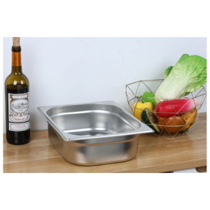 Bac Gastro GN 2/3 Inox - Tiefe 100 mm - 9 L - Dynasteel