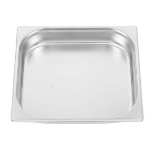 Gastro GN 2/3 Stainless Steel Tray - Depth 65 mm - 5.5 L - Dynasteel