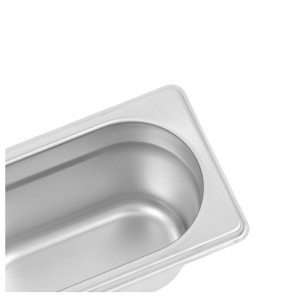 Gastro GN 1/9 Stainless Steel Tray - Depth 100 mm - 1 L - Dynasteel