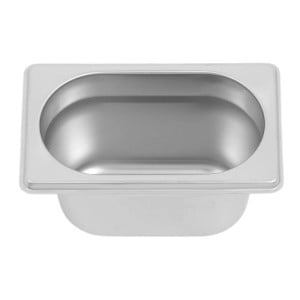 Gastro GN 1/9 Stainless Steel Tray - Depth 100 mm - 1 L - Dynasteel