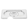 GN 1/9 Dynasteel stainless steel lid for gastronorm containers