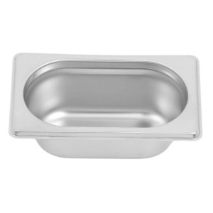 Bac Gastro GN 1/9 Inox - Diepte 65 mm - 0,6 L - Dynasteel