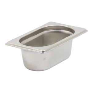 Bac Gastro GN 1/9 Inox - Diepte 65 mm - 0,6 L