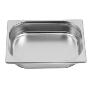 Bac Gastro GN 1/2 Inox - 65 mm - 4 L - Cuisine Pro