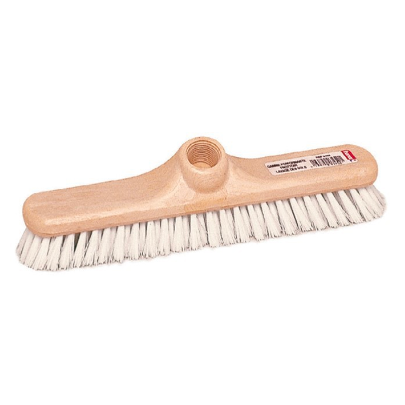 Balai Brosse Frottoir en Nylon PP Blanc | Nettoyage professionnel et efficace