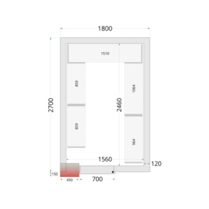 Negatieve Koelkamer TEFCOLD - Gekoelde en veelzijdige voedselopslag