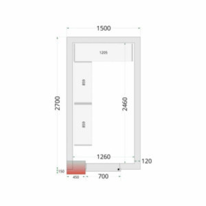 Kühlraumregal-Set 1500 x 2700 - TEFCOLD | Effiziente und robuste Organisation für Ihre Lebensmittel