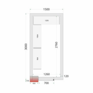 Kit Rayonnage pour Chambre Froide 1500 x 3000 | TEFCOLD - Gain d'espace et organisation optimale