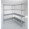 Kit Rayonnage pour Chambre Froide 2100 x 2100 - TEFCOLD : optimisez votre espace de rangement en toute résistance.