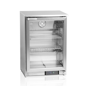 RVS Glazen Froster - 1 Glazen Deur - 79 L | TEFCOLD: Vries uw glazen gemakkelijk en snel in!