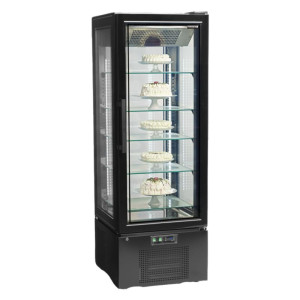 Vitrine Koelkast Banketbakkerij Negatief - Glazen Deur - 248 L TEFCOLD UPD400-F