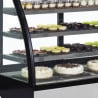 Refrigerated Display Counter 2 Doors Black - 158 L | TEFCOLD