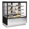 Koelvitrine Toonbank 2 Glazen Deuren Zwart - TEFCOLD LPD1203F/BLACK | Fourniresto