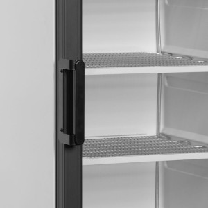 Vitrine Vriezer Opening naar Links - Zwarte Glazen Deur 270L TEFCOLD