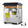 Professional Popcorn Machine - Black Dynasteel: Powerful, durable, and impeccable design.