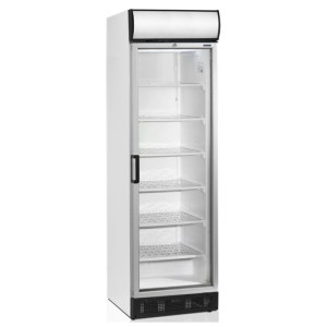 Glass Freezer Showcase with Canopy - 270 L TEFCOLD: visibility, aesthetics, and optimal preservation