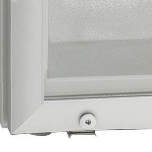 Witte Table Top Vriezer 1 Glazen Deur - 88 L Tefcold: prestaties en professionele functies.