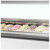 Geventileerde ijsvitrine - Rechte voorkant - 18 x 5L - TEFCOLD Millennium ST18