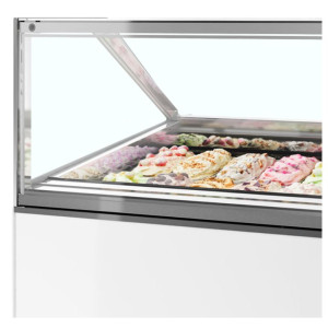 Ventilated Glass Display with Straight Front - TEFCOLD MILLENNIUM ST16 | Fourniresto