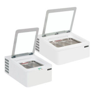 Vitrine Comptoir à Glace - 3 x 5 L de TEFCOLD : Présentation optimale et accessibilité aisée Vitrine Comptoir à Glace - 3 x 5 L