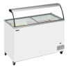 Vrieskist | Gebogen Glas - 350 L | Merk TEFCOLD