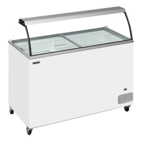 Vrieskist | Gebogen Glas - 350 L | Merk TEFCOLD