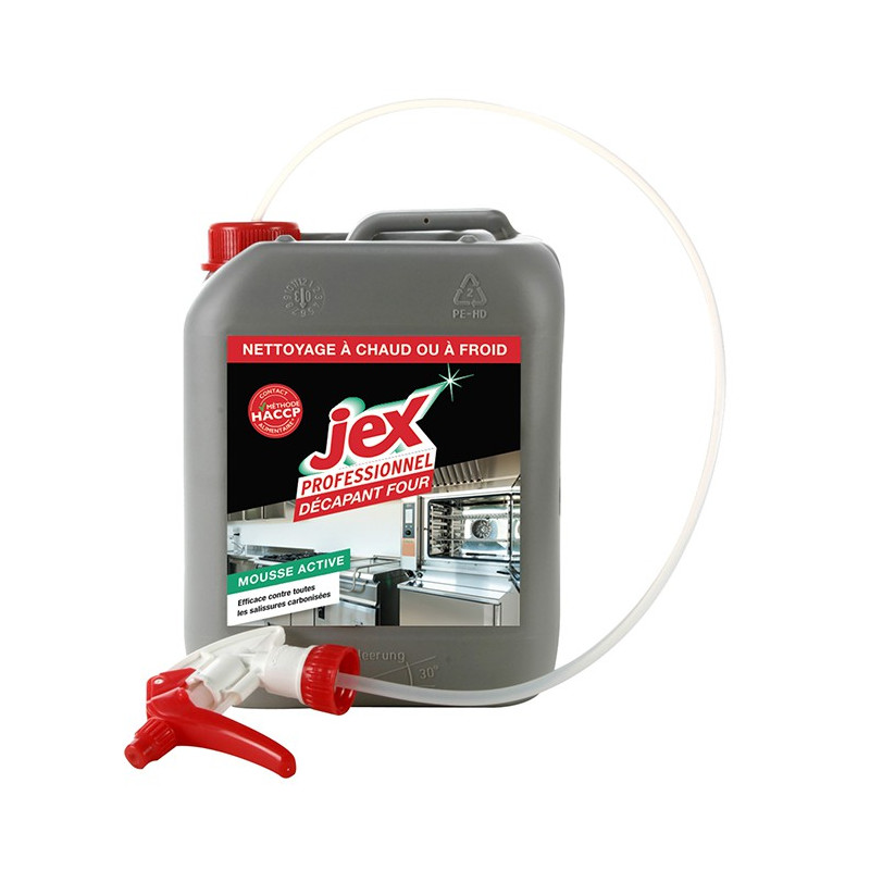 Oven Cleaner with Gun - Jex 5L: Powerful and effective against stubborn grease