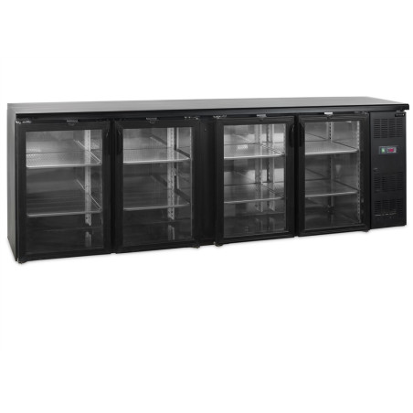 Arrière-Bar Réfrigéré 4 Portes Vitrées - 605 L | TEFCOLD : Performance et Design