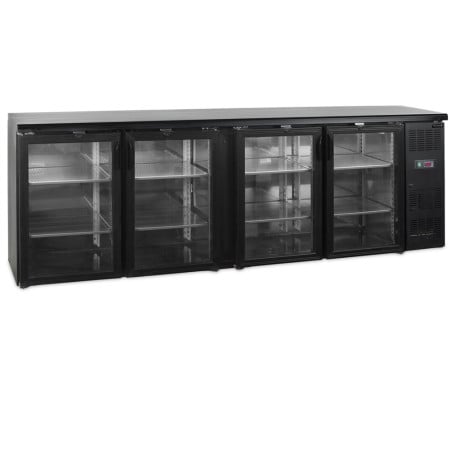 Koelachterbar met 4 Glazen Deuren - 605 L | TEFCOLD: Prestaties en Design