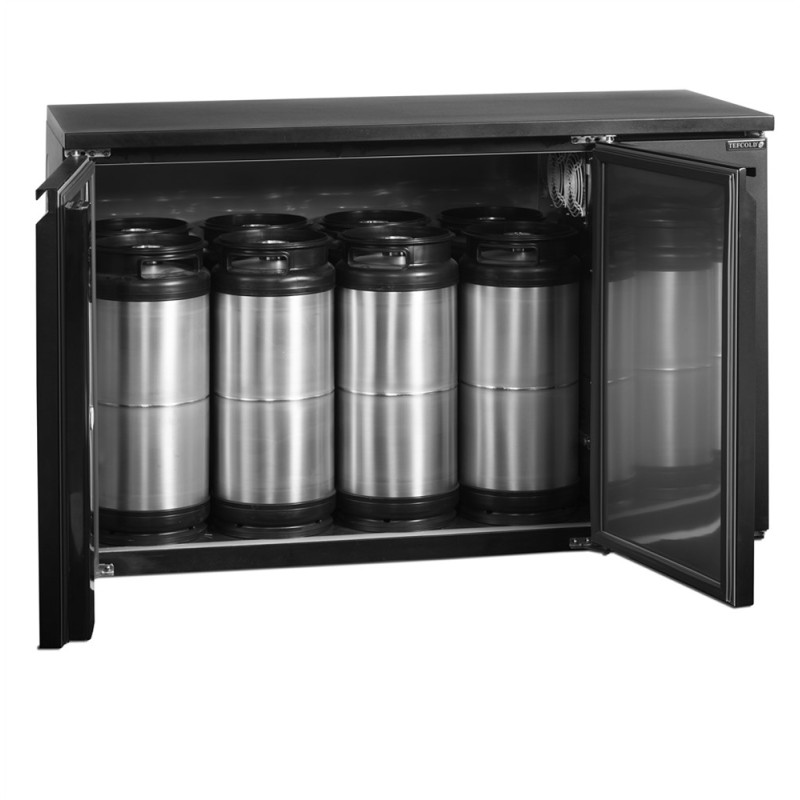 Keg Cooler - 2 Solid Doors - 359L TEFCOLD: Optimal storage for catering professionals