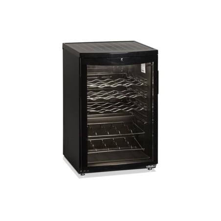 Black Under-Counter Wine Cellar - 22 Bottles TEFCOLD SC85 BLACK