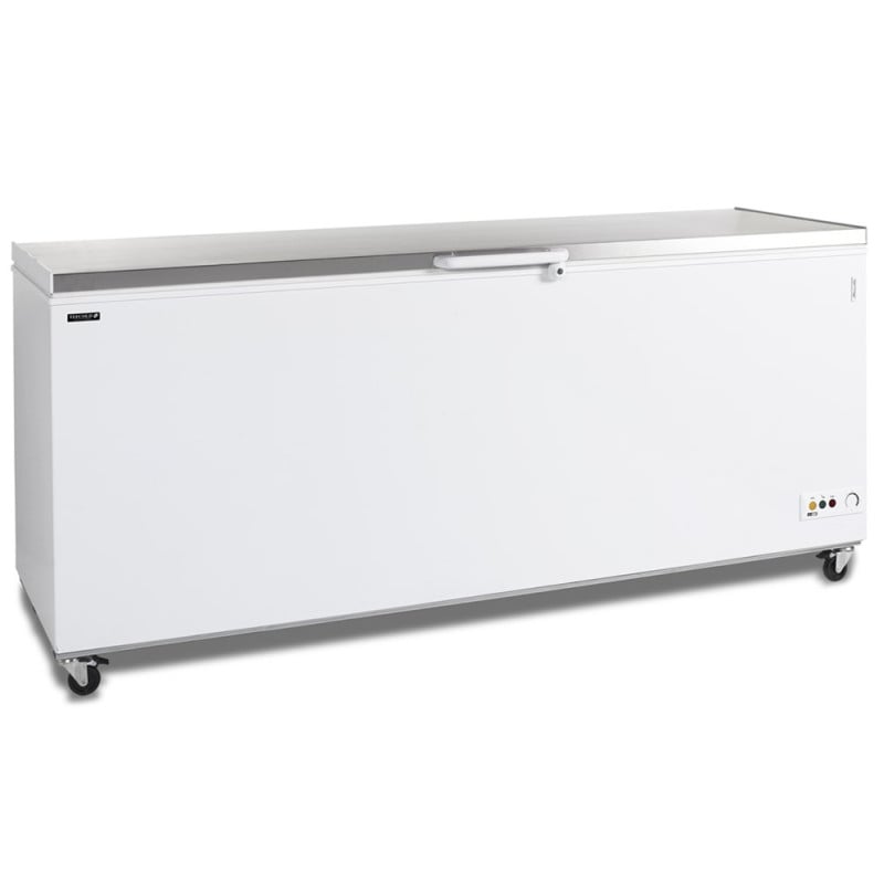 Freezer Chest Ice Stainless Steel 600L - TEFCOLD CF700S SL