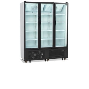 Armoire Réfrigérée à Boissons 3 Portes Vitrées - 825 L TEFCOLD FS1600H: Stockez vos boissons avec efficacité et style.