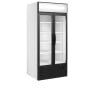 White 2-Door Glass Refrigerated Cabinet - 535 L TEFCOLD: Efficient professional storage