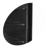 Zwarte Kaviaarkoeler TEFCOLD 81 L - Glazen Deur