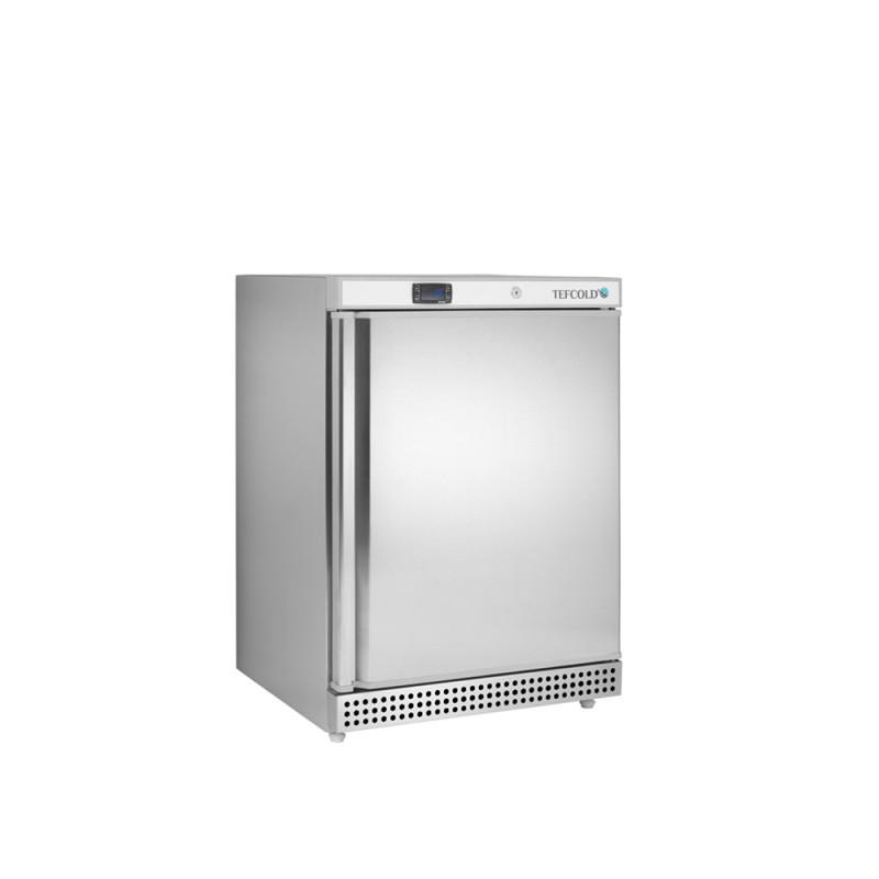 Geventileerde Negatieve Koelkastkast Inox 120 L TEFCOLD - Professionele kwaliteit