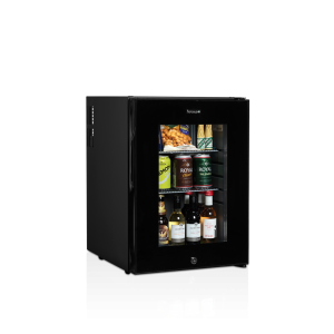 Mini Frigo Bar Deur Met Glas Zwart 35 L TEFCOLD TM44G Efficiënt & Elegant