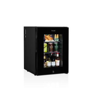 Mini Frigo Bar Porte Vitrée Noir 35 L TEFCOLD TM44G Efficace & Élégant