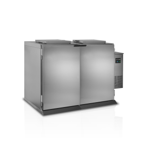 Poubelle Réfrigérée Inox - 2 Portes TEFCOLD 120 L