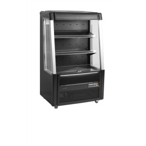 Zwarte Open Koelvitrine 242 L Tefcold ODC90 BLACK - Elegant Ontwerp