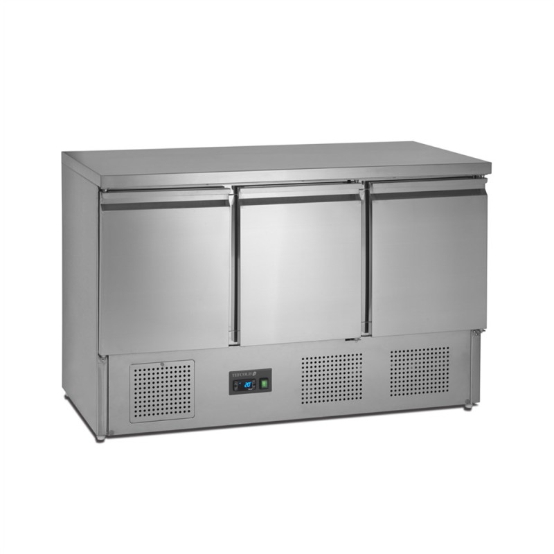 Positive Refrigerated Saladette GN 1/1 Stainless Steel 3 Doors - 368 L TEFCOLD