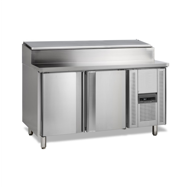 Table réfrigérée TEFCOLD en inox - 8 GN 1/3