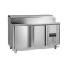 TEFCOLD stainless steel refrigerated table - 8 GN 1/3