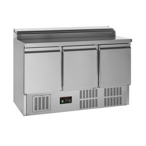 Saladette Kühlschrank GN 1/1 Edelstahl TEFCOLD - 3 Türen 320 L