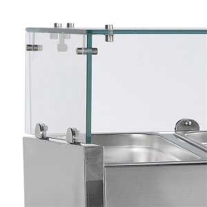 Saladette om neer te zetten - Statisch - 7 GN 1/4 - 36,4 L - TEFCOLD