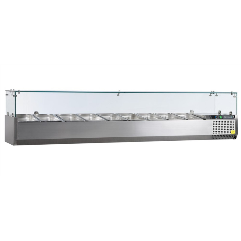 Saladette zum Aufstellen - Statisch - 10 GN 1/4 - 52 L - TEFCOLD