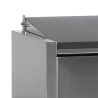 Saladette om neer te zetten TEFCOLD Inox - 10 GN 1/4 - Statisch