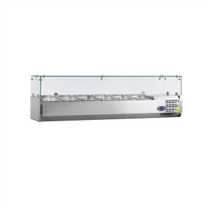 Saladette zum Aufstellen - Statisch - 6 GN 1/3 - 42,6 L - TEFCOLD