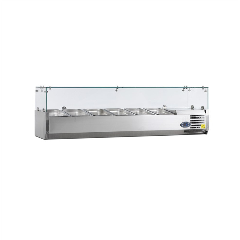 Saladette zum Aufstellen - Statisch - 6 GN 1/3 - 42,6 L - TEFCOLD