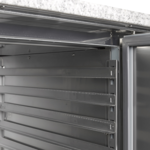 Tisch für Pizza Inox TEFCOLD - 400x600mm - 2 Türen - Hohe Qualität